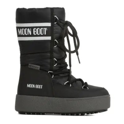 Juniorské vysoké zimní boty MOON BOOT MB JTRACK BOOT-JR-N001 BLACK