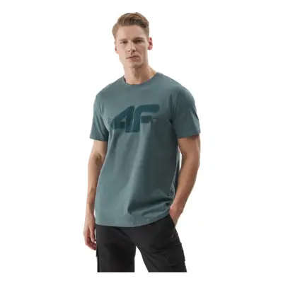 Pánské triko s krátkým rukávem 4F TSHIRT-4FWSS24TTSHM1317-44S-OLIVE