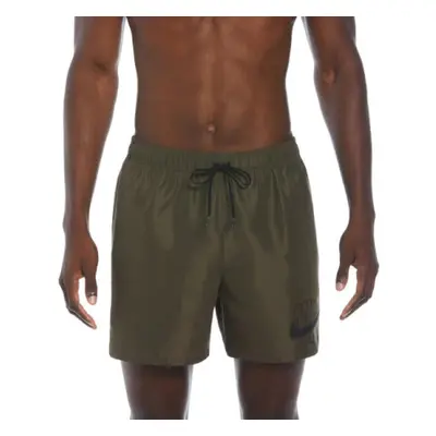 Pánské plavky NIKE SWIM Logo Lap 5 inch-240-Cargo khaki