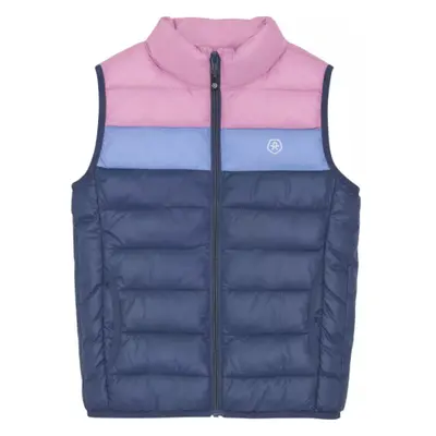 Dívčí vesta COLOR KIDS Waistcoat Quilted- Colorblock-741803.5214-Lilac chiffon