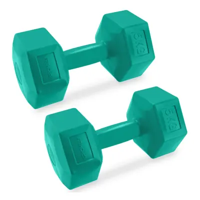 Set závaží SPOKEY MONSTER GREEN HEXA 5 kg