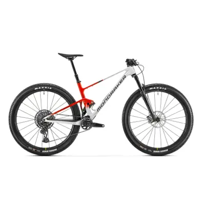 Horské kolo MONDRAKER F-Podium Carbon R, bunker grey flame red vortex grey