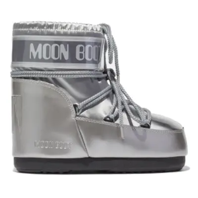 Dámské nízké zimní boty MOON BOOT MB ICON LOW GLANCE-H001 SILVER