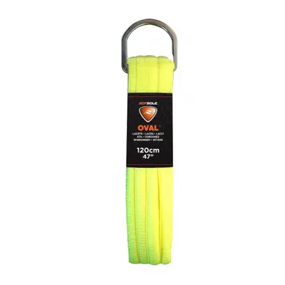 Tkaničky do bot SOFSOLE SS DRING OVAL 810807 YELLOW NEON 120 CM