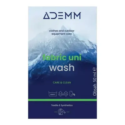 Ošetřovací přípravek na textil ADEMM Fabric Uni Wash 50 ml, CZ SK HU PL DE AJ