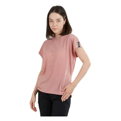 Dámské turistické triko s krátkým rukávem FUNDANGO Rush T-shirt-385-mauve