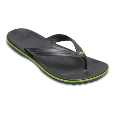 Žabky (plážová obuv) CROCS Crocband Flip graphite volt green