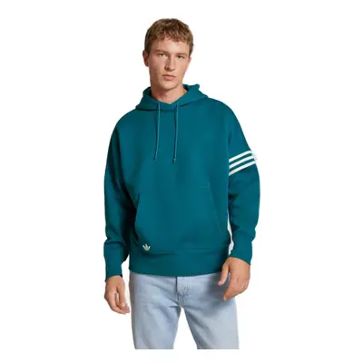 Pánská mikina s kapucí ADIDAS NEU C HD-Legacy teal