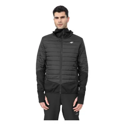 Pánská turistická bunda 4F HYBRID MENS JACKET KUMH060-20S-DEEP BLACK