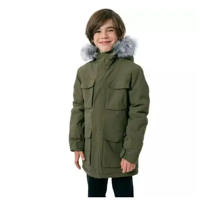 Chlapčenská bunda 4F JUNIOR BOYS JACKET JKUM001-43S-KHAKI