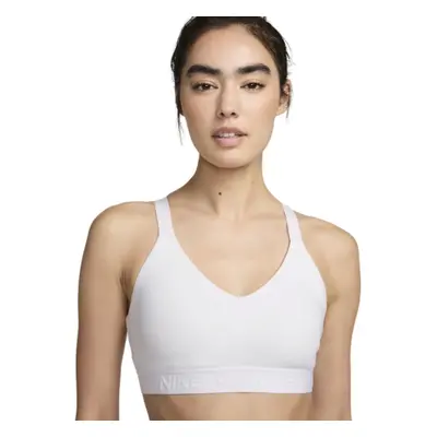 Dámská tréninková sportovní podprsenka NIKE W NK DF INDY MED SPT BRA-FD1065-100-white