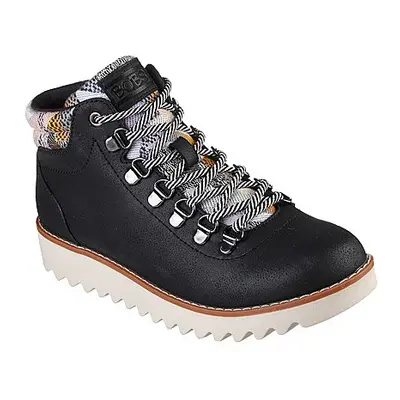 Dámské kotníkové zimní boty SKECHERS Mountain Kiss Alpha Star black