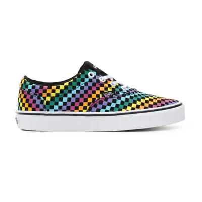 Dámská rekreační obuv VANS WM Doheny (Rainbow Mini Check) black white