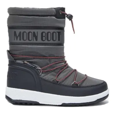 Chlapecké vysoké zimní boty MOON BOOT Boy Sport K black castlerock