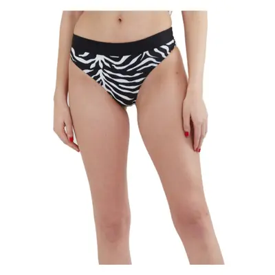 Dámské plavky spodní díl FUNDANGO Sahara Mid Waist Full Bottoms-903-black injun