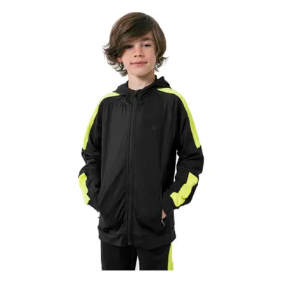 Chlapecká tréninková mikina se zipem 4F JUNIOR BOYS FUNCTIONAL SWEATSHIRT JBLMF001-20S-DEEP BLAC