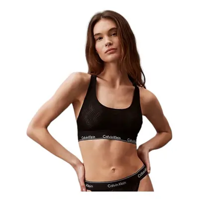 Dámská podprsenka CALVIN KLEIN UNLINED BRALETTE-BLACK