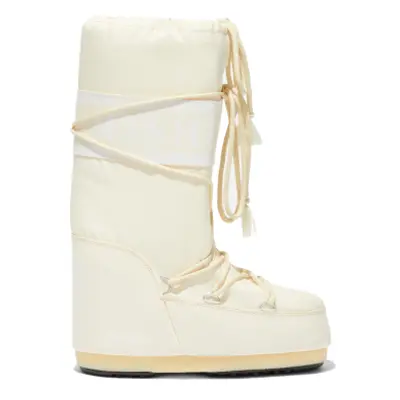 Dámské vysoké zimní boty MOON BOOT MB ICON NYLON L002 CREAM