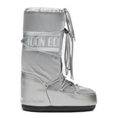 Dětské vysoké zimní boty MOON BOOT ICON GLANCE, 002 silver