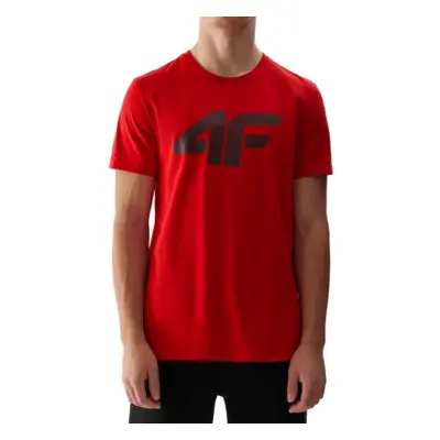 Pánské triko s krátkým rukávem 4F TSHIRT-4FWSS24TTSHM1155-61S-DARK RED