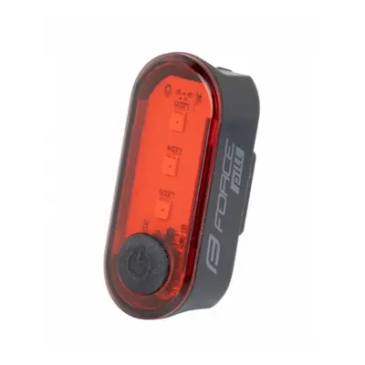 Světlo na kolo FORCE PILL 12 LM, 3 x LED, USB