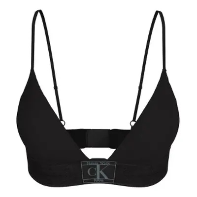 Dámská podprsenka CALVIN KLEIN 1 PACK-UNLINED TRIANGLE-BLACK