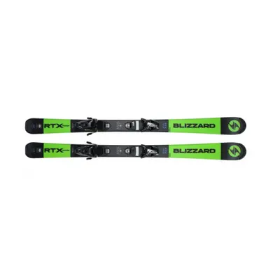 Lyže na sjezdovku - on piste BLIZZARD RTX POWER black neon yellow flat + SLR 10, brake 78