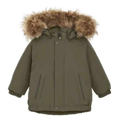 Dětská bunda COLOR KIDS Parka W. Fake Fur-741607.9501-Grape Leaf