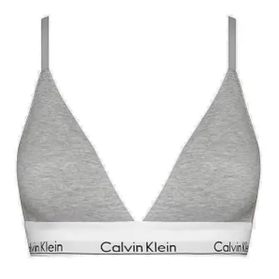 Dámská podprsenka CALVIN KLEIN 1 PACK-LL TRIANGLE-GREY HEATHER