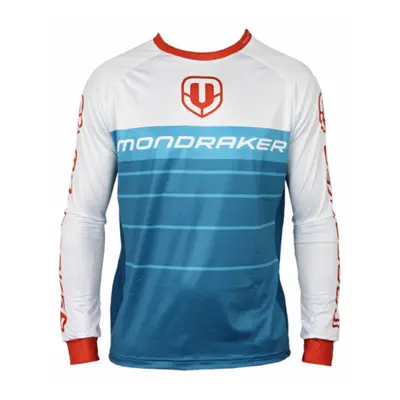 Pánský cyklistický dres s dlouhým rukávem MONDRAKER Enduro Trail Jersey long, petrol white red