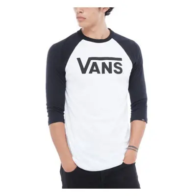 Pánské tričko s 3 4 rukávem VANS MN CLASSIC RAGL White Black