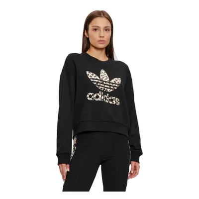 Dámská mikina ADIDAS LEOPARD SWEAT-Black