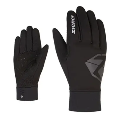 Cyklistické rukavice ZIENER DOJAN TOUCH bike glove, black