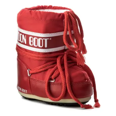 Dětské kotníkové zimní boty MOON BOOT ICON MINI NYLON, 003 red