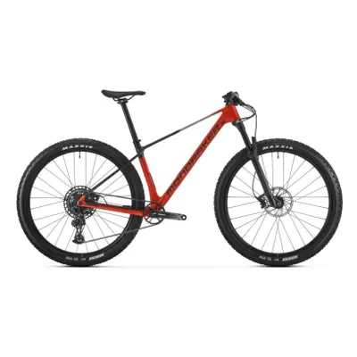 Horské kolo MONDRAKER Chrono Carbon DC, flame red vortex grey racing silver