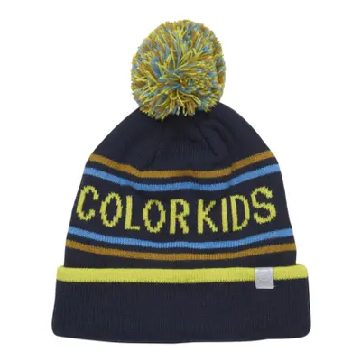 Juniorská zimní čepice COLOR KIDS Hat logo CK, sulphur spring