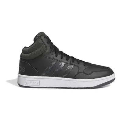 Pánské kotníkové zimní boty ADIDAS Hoops 3.0 Mid WTR core black grey six cloud white