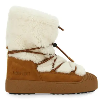 Dámské kotníkové zimní boty MOON BOOT Ltrack Polar Shearling whisky off white