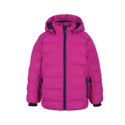 Dívčí lyžařská bunda COLOR KIDS Ski jacket quilted, AF10.000, festival fuchsia