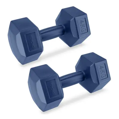 Set závaží SPOKEY MONSTER DARK BLUE HEXA 4 kg