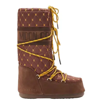 Vysoké zimní boty MOON BOOT ICON QUILTED, 002 brown