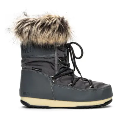 Dětské vysoké zimní boty MOON BOOT MONACO LOW WP 2, 006 castlerock