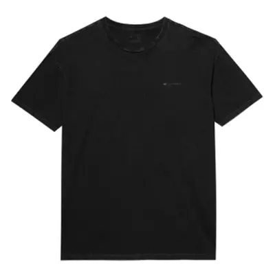 Pánské triko s krátkým rukávem 4F TSHIRT-4FWSS24TTSHM1316-20S-DEEP BLACK