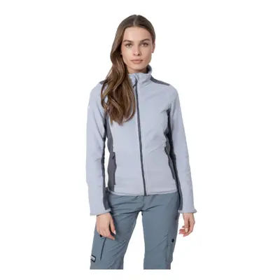 Dámska turistická flisová mikina so zipsom 4F WOMENS FLEECE PLD014-34S-LIGHT BLUE