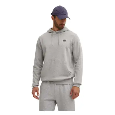 Pánská mikina s kapucí ADIDAS ESS HD-Medium grey heather