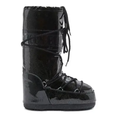 Dámské vysoké zimní boty MOON BOOT Icon Glitter black