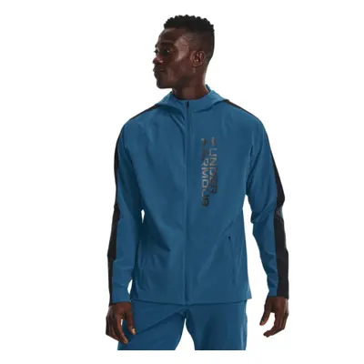 Pánská běžecká bunda UNDER ARMOUR UA OutRun the STORM Jacket-BLU