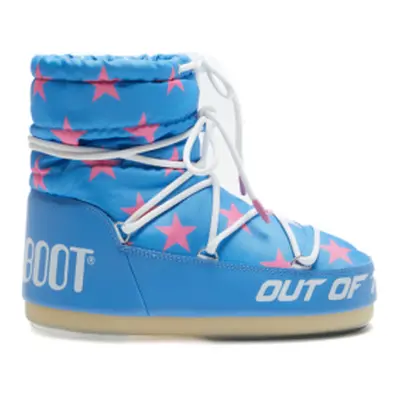 Dámské nízké zimní boty MOON BOOT LIGHT LOW STARS, 001 alaskan blue