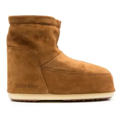 Kotníkové zimní boty MOON BOOT ICON LOW NOLACE SUEDE, 002 cognac