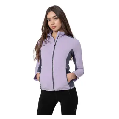 Dámská turistická flísová mikina se zipem 4F WOMENS FLEECE PLD014-52S-LIGHT VIOLET